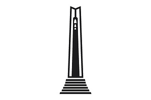 Holcomb memorial tower logo design