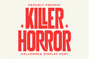Killer Horror - Display Font, a Sans Serif Font by Pian45 Studio (Thumbnail 1 of 10)