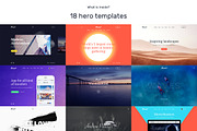 80% sale. Picasso Landing UI Kit, an UI Kit Template by CraftedPixels Market (Thumbnail 3 of 9)