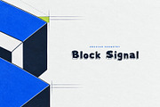 Polyblock Geometric Block Font, a Sans Serif Font by Graphic Spirit (Thumbnail 3 of 8)