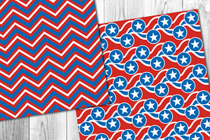 Memorial Day Patriotic Background 6