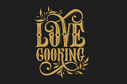 Set of vector cooking lettering, a Poster Template by Anna's Lettering (Thumbnail 11 of 13)