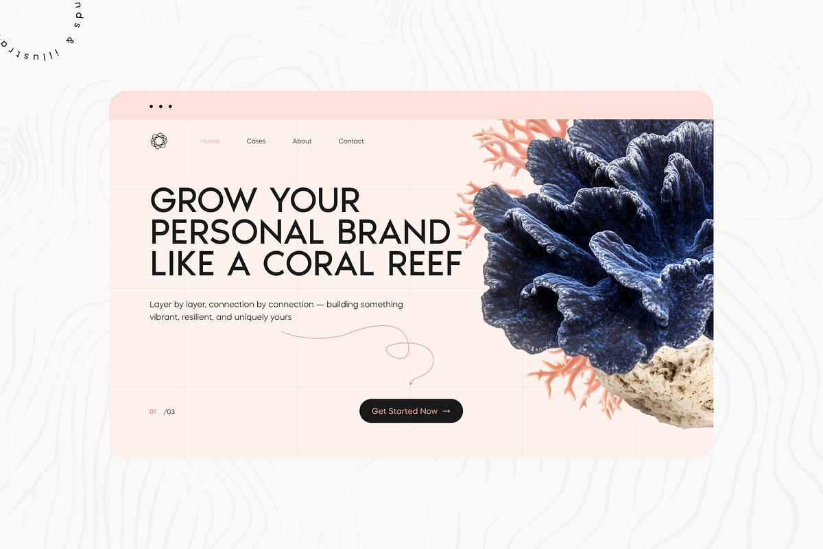 Ocean Nature Collection | Coral Pack, an Object Graphic by Lumeno (Photo 10 of 10)