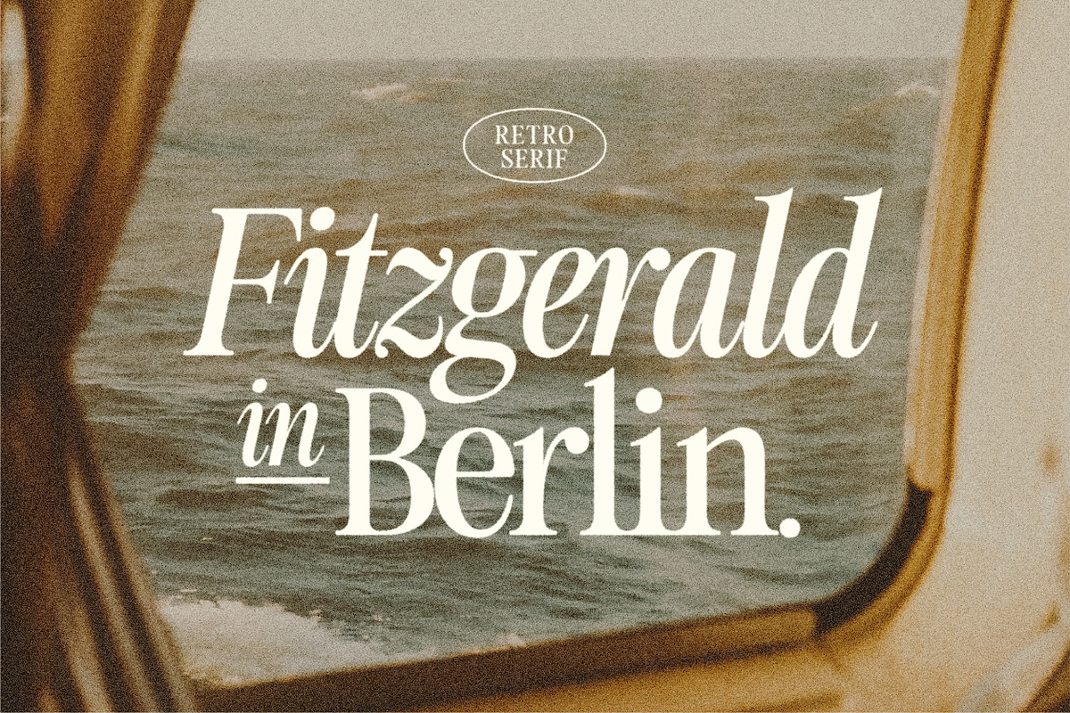 Fitzgerald - Classic Retro Serif, a Serif Font by Harmonais Visual (Photo 1 of 31)
