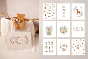 Autumn Baby Animals illustrations, an Animal Illustration by OxanaTally (Thumbnail 6 of 17)