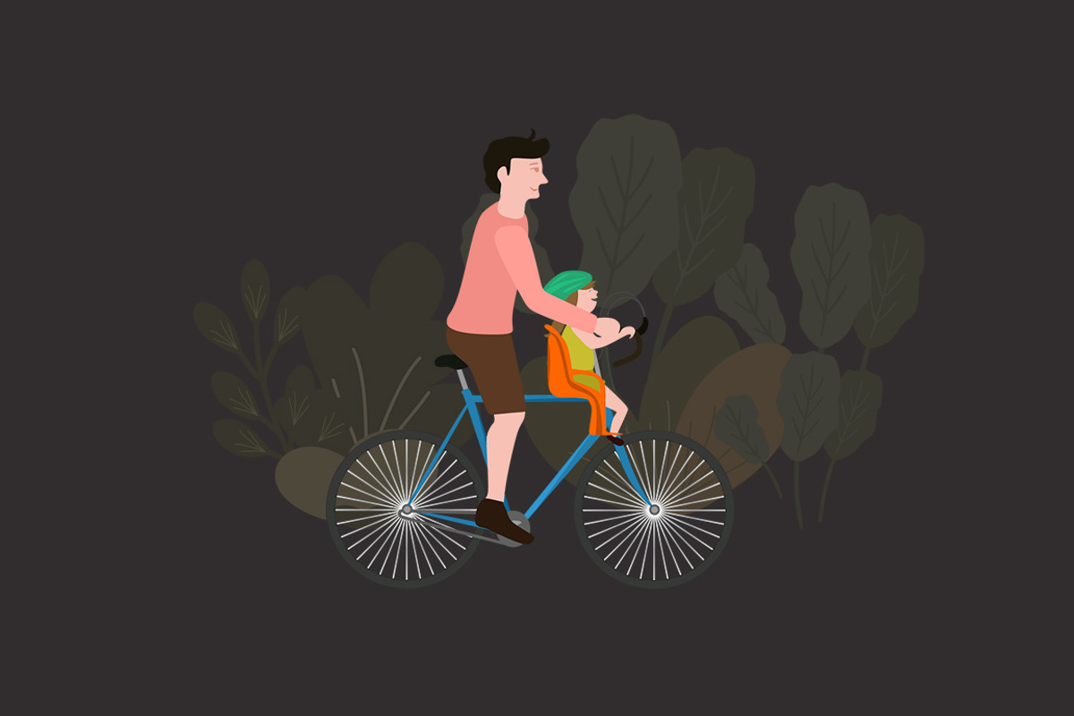 Bike / bicycle vector set, an Illustration by land art (Photo 18 of 20)