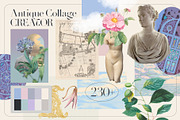 ANTIQUE Collage Creator Art Elements, an Object Graphic by Oksana Trygub (Thumbnail 2 of 29)
