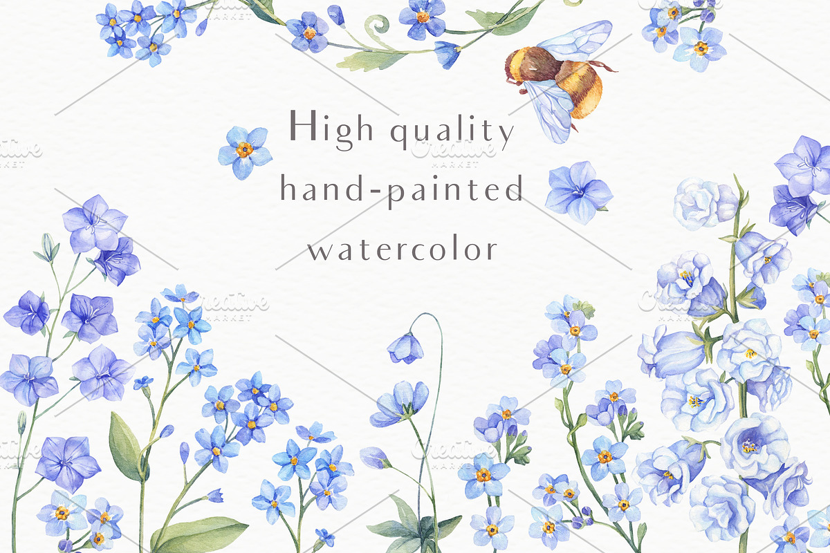 SALE! Blue Fairy Tale, a Decorative Illustration by Irina Diasli (Photo 2 of 10)