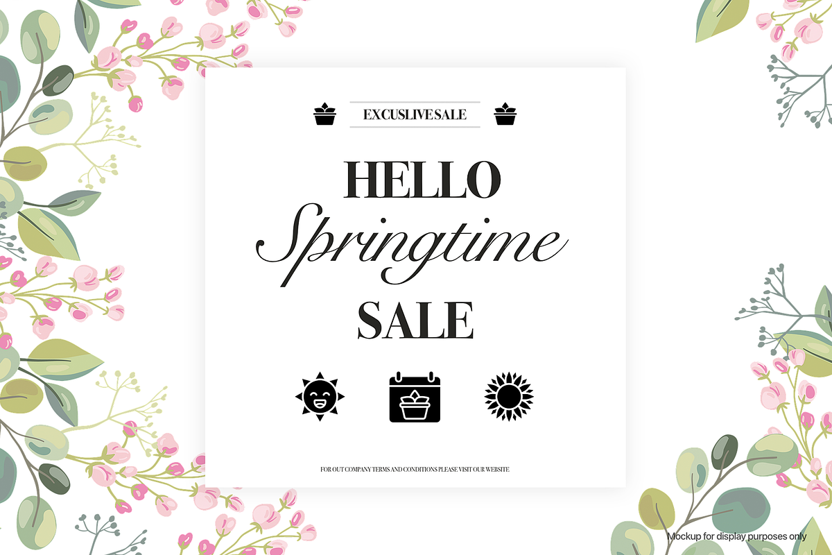 50 Springtime Glyph Vector Icons, an Outline Icon by Juicy Icons (Photo 4 of 5)