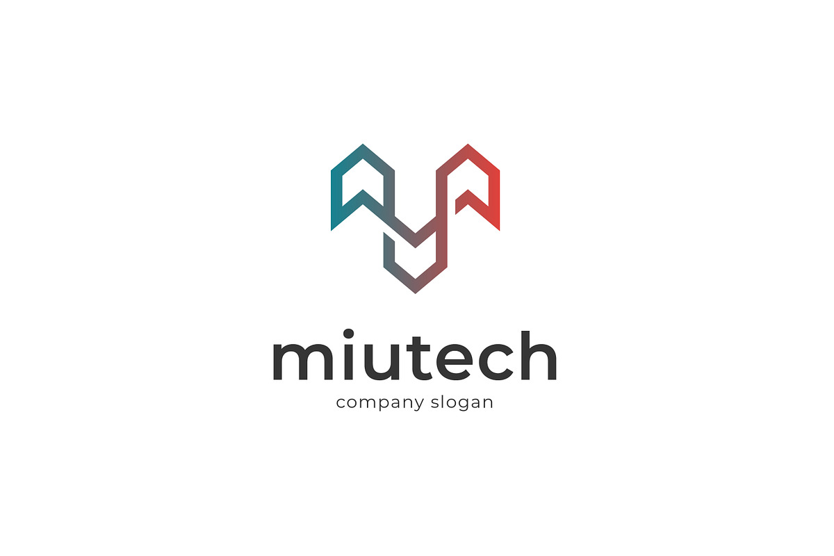 Miutech - Letter M Logo, a Branding & Logo Template by Sarten