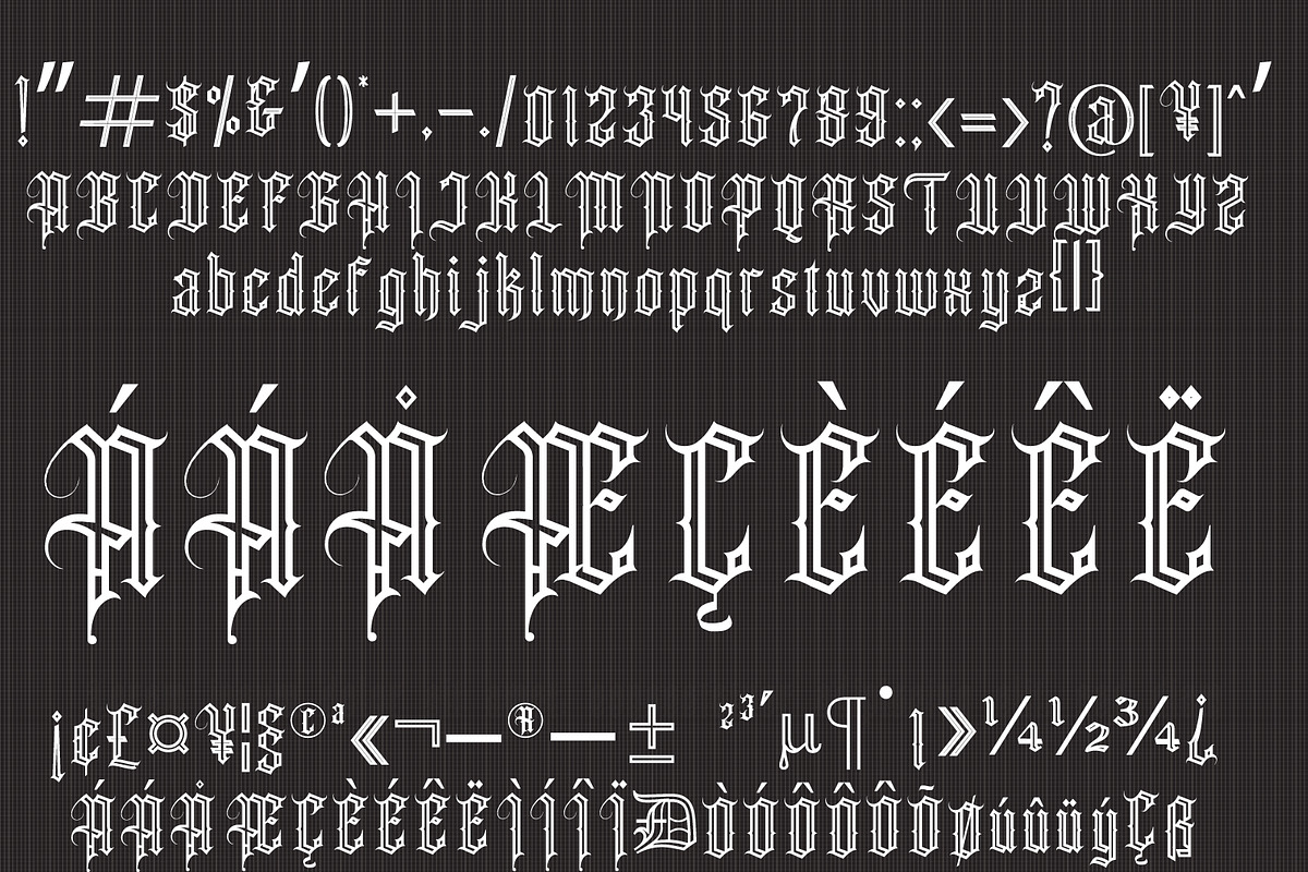 Sculpture Gothica, a Blackletter Font by cromatixclassroom (Photo 1 of 5)