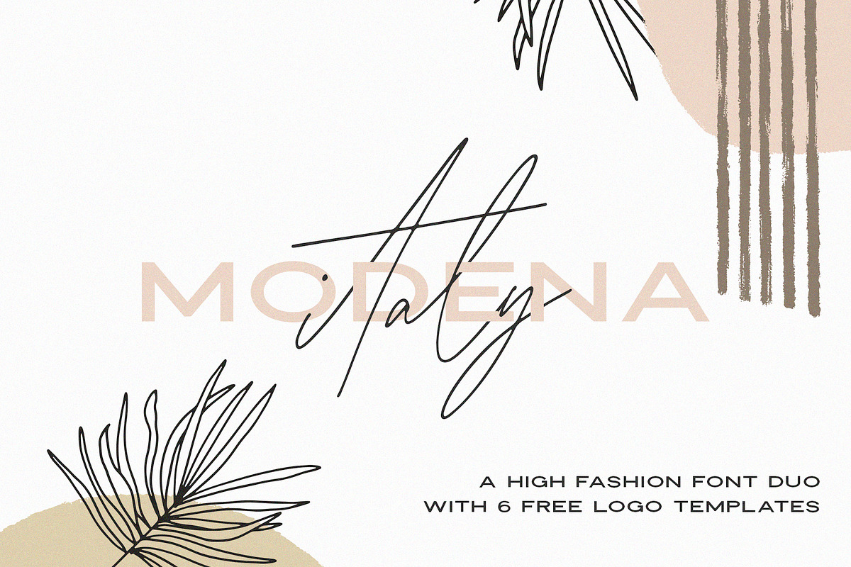 Modena | Duo with 6 Free Logos, a Sans Serif Font by Jen Wagner Co (Photo 21 of 22)