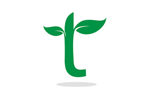 Herbal symbol for letter t