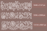 Lace seamless ribbons, cliparts., a Pattern Graphic by Ajuga (Thumbnail 2 of 7)