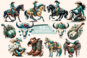 Western Cowgirl Sublimation Bundle