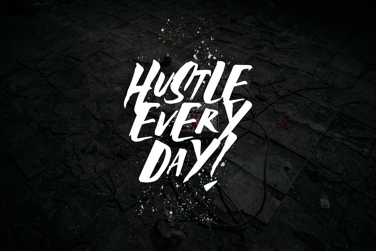 AvailaBrush Font preview 3