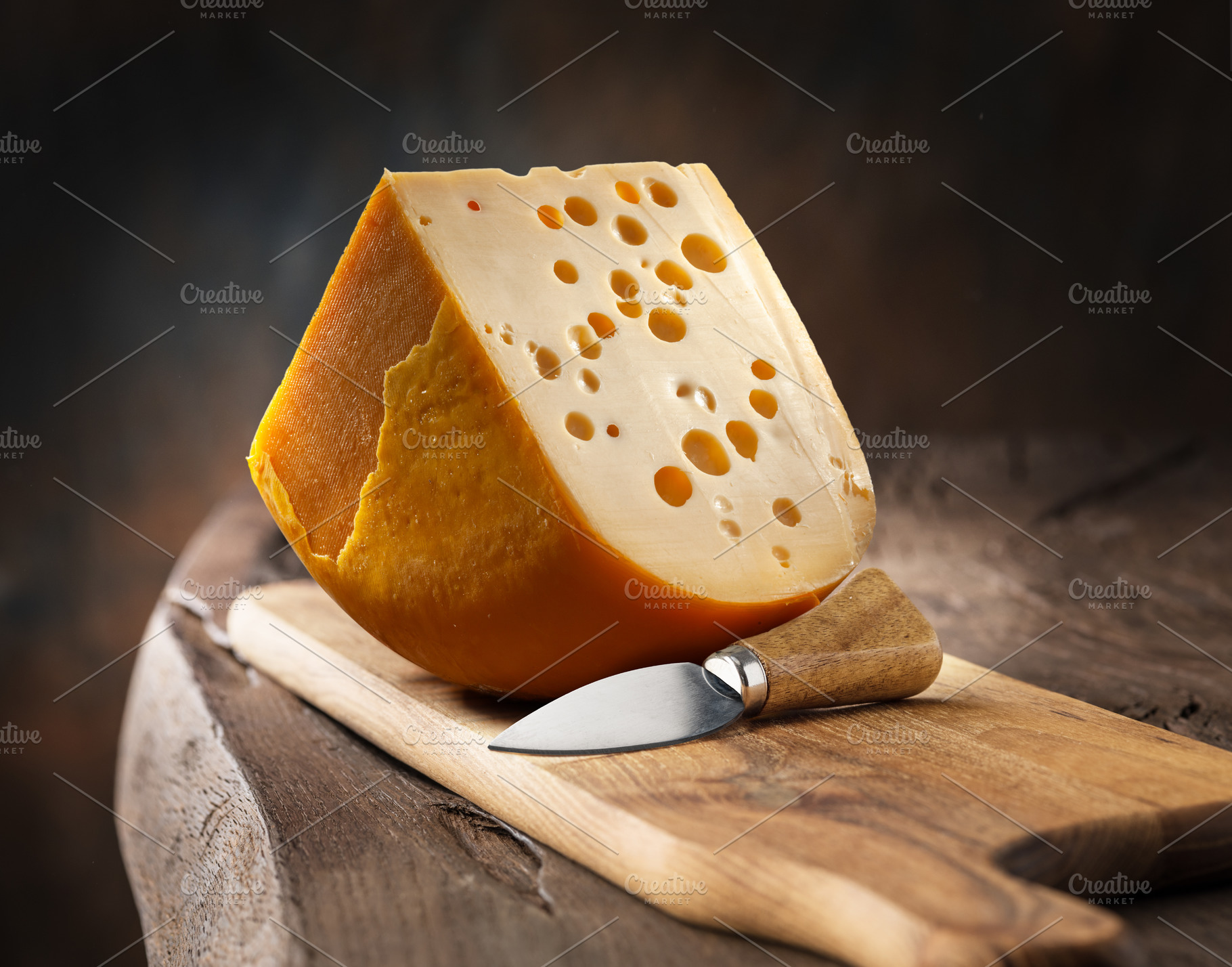 Block of Emmental cheese, a Food & Drink Photo by Volff