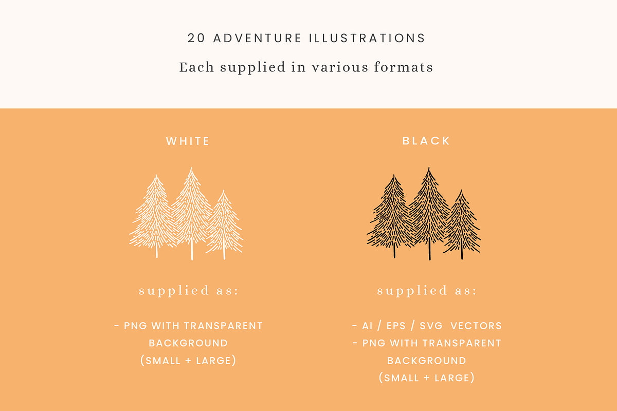 Adventure Vector Illustrations, an Illustration by Emma Webb Studio (Photo 4 of 7)