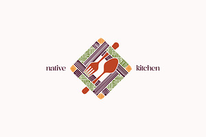 Rustic Farmhouse Kitchen Logo