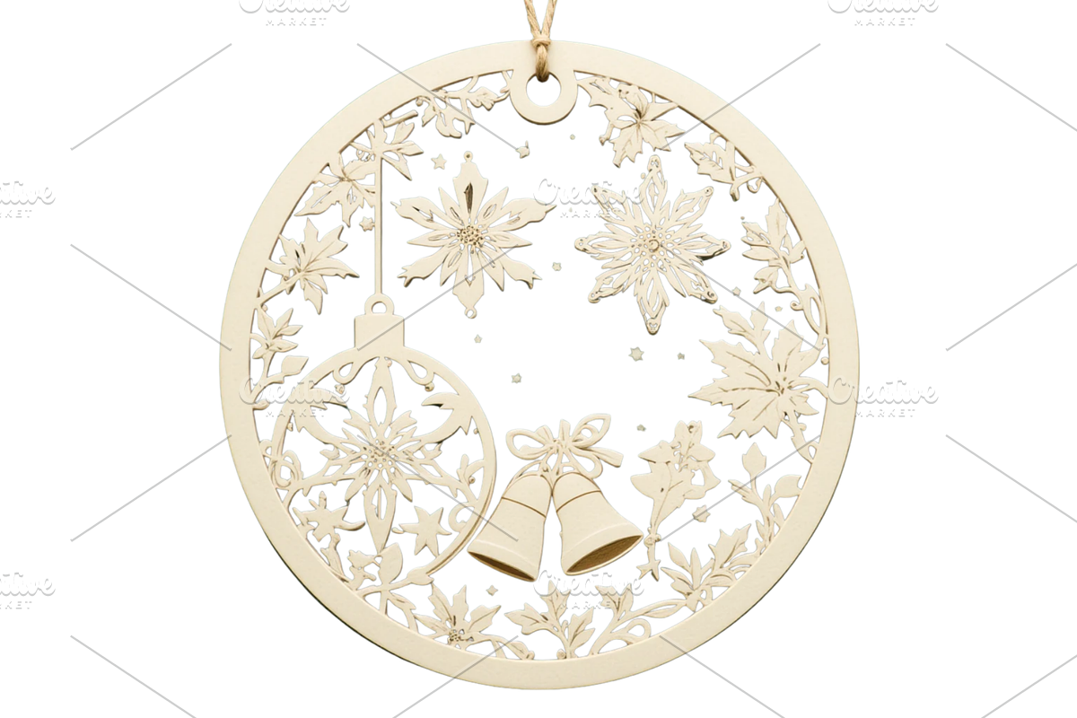 Christmas 3D Laser  Cut Gift Tags, a Decorative Illustration by Creative design (Photo 7 of 7)