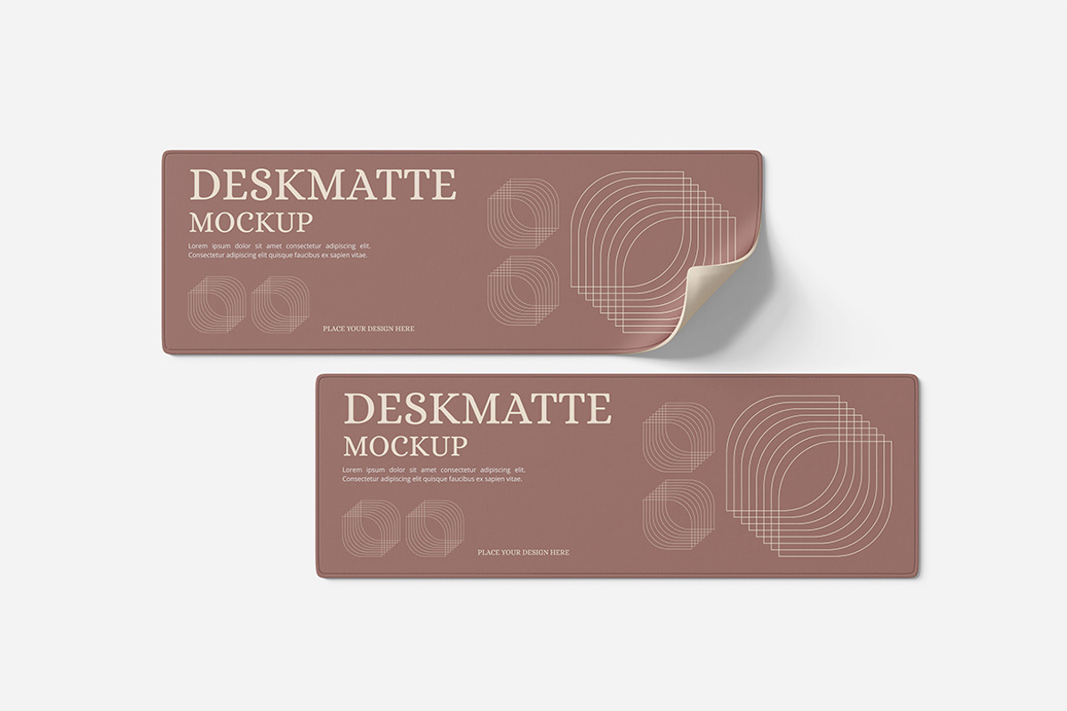 Deskmatte Mockup, a Product Mockup by Indah (Photo 2 of 6)