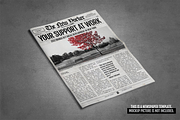 2x1 Page Newspaper Template Indesign, a Flyer Template by Newspaper Templates (Thumbnail 5 of 5)