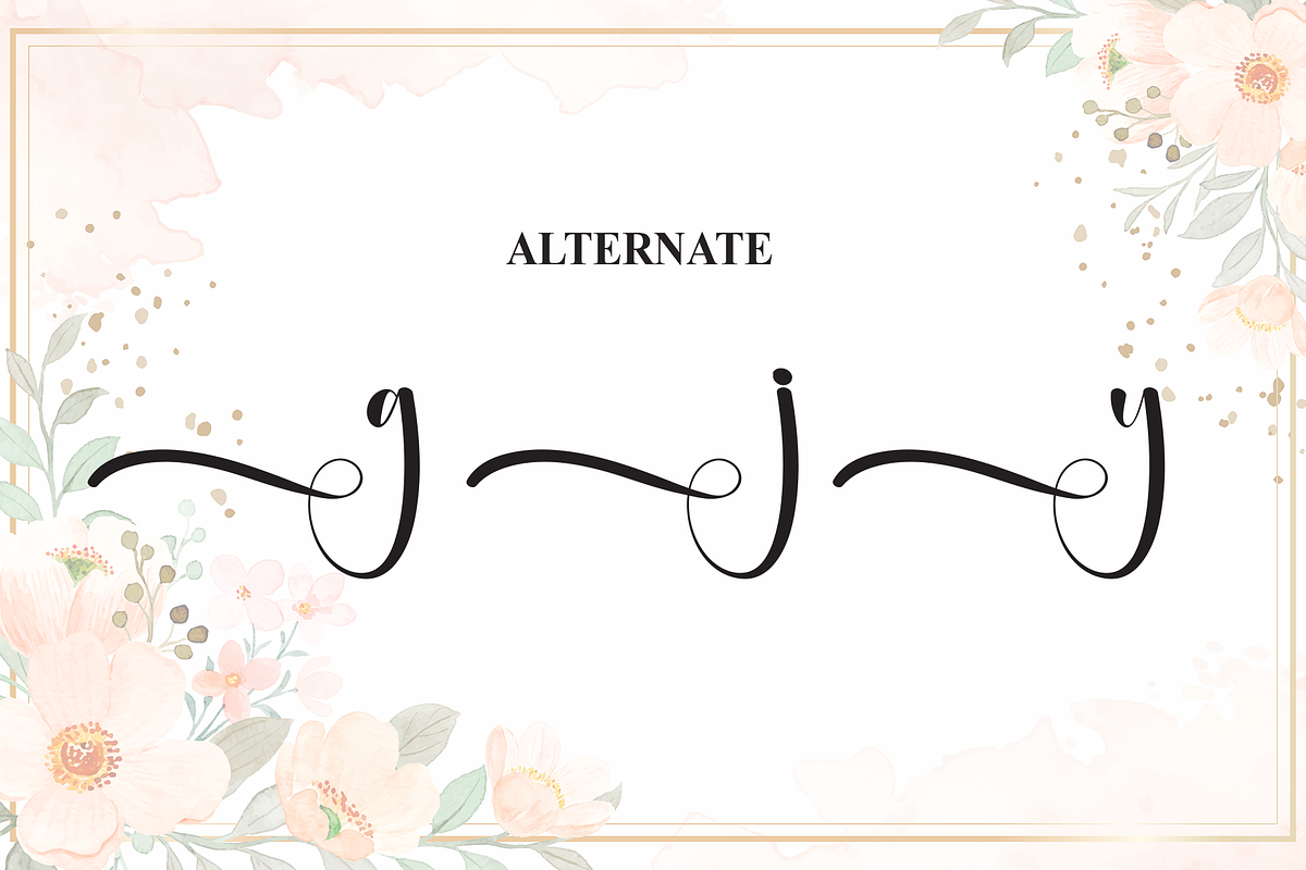 | Script Font, a Handwritten Font by Scratchones (Photo 8 of 9)