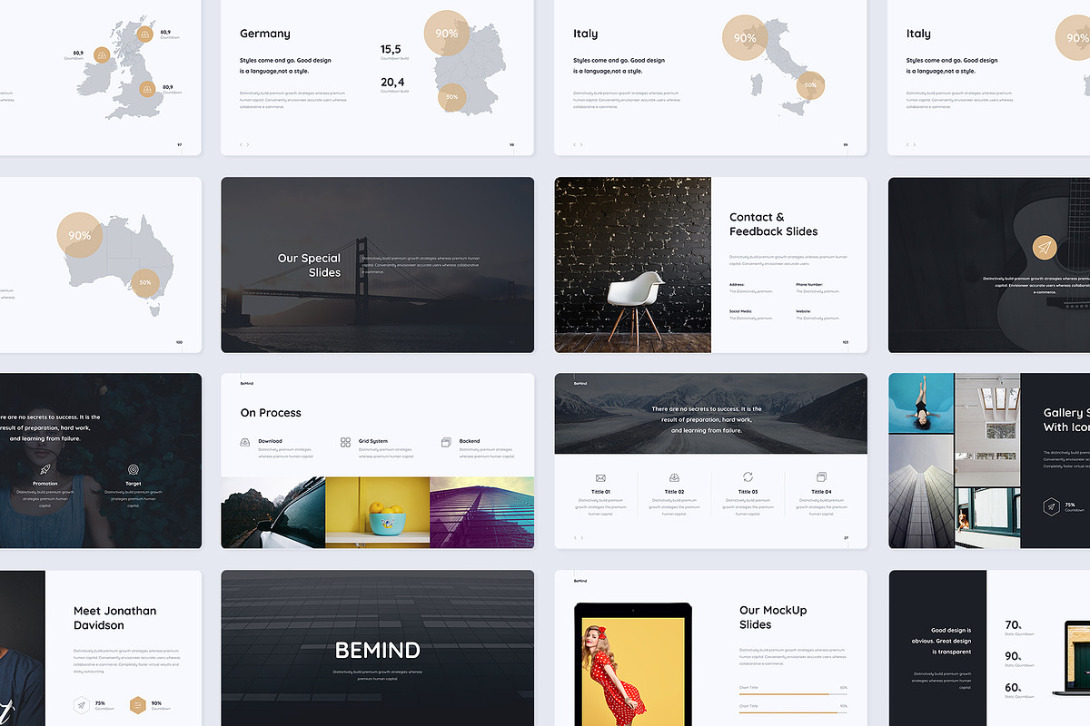 BeMind - Minimal & Creative Template, a Presentation Template by UDEA Store (Photo 12 of 18)