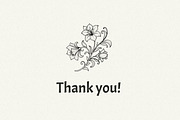 Floral Line Art, an Illustration by Helospace (Thumbnail 10 of 10)
