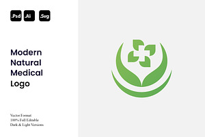 Modern Natural Medical Logo, a Branding & Logo Template by Luxury Logos