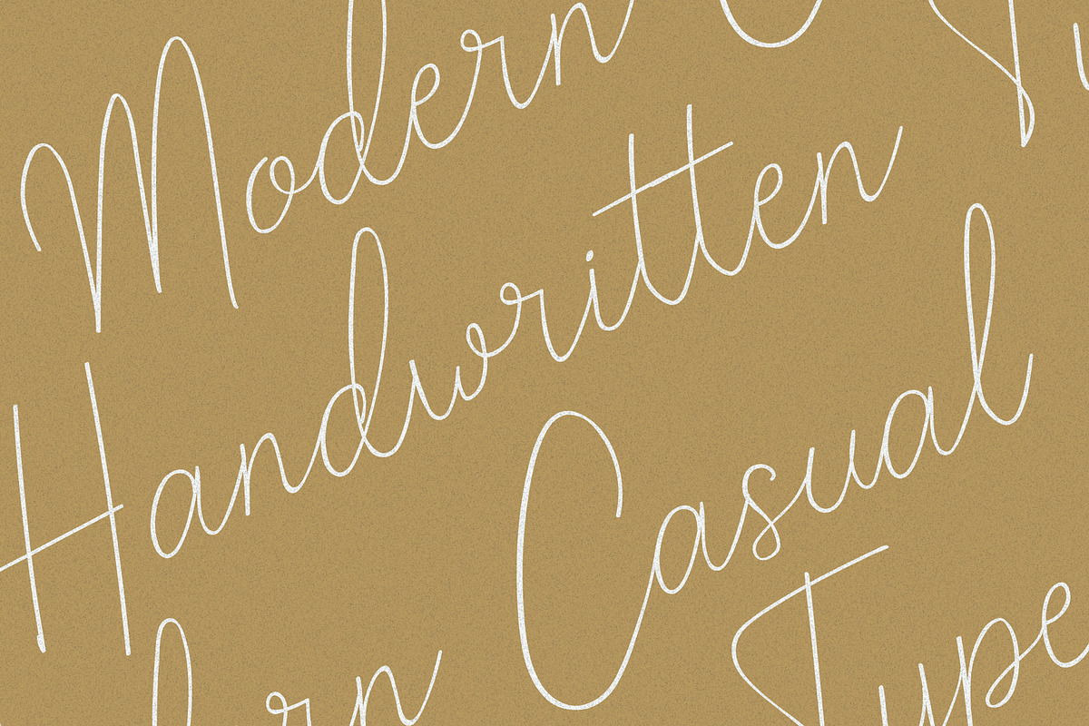 Callina Handwriting Font, a Script Font by LetterJos (Photo 9 of 13)