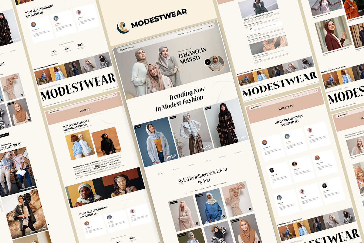ModestWear - eCommerce HTML Template, a HTML Template by TNCFlow (Photo 2 of 5)