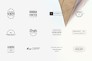 50 Branding Fashion Minimal Logos, a Branding & Logo Template by Graphicdome (Thumbnail 9 of 11)