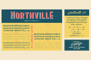 Northville Vintage Font Collections