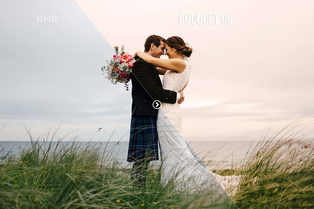 Bouquet Wedding Action for Photoshop, an Action Add-On by skybluecreative (Photo 7 of 9)