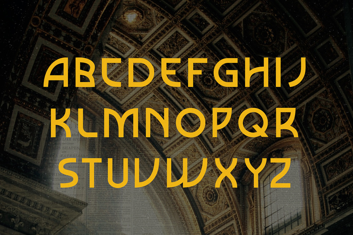 Grayson - 1940s Art Deco Typeface, a Sans Serif Font by HipFonts (Photo 4 of 9)