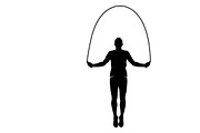 An energetic Jump Rope Silhouette, an Illustration by Amazin_art (Thumbnail 29 of 31)