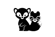 Cute Forest Animal Silhouette Bundle, an Illustration by Creativeshirt (Thumbnail 18 of 54)