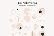 Instagram Highlights Icon Boho Canva, a Social Media Template by HerstedHertz (Thumbnail 2 of 5)