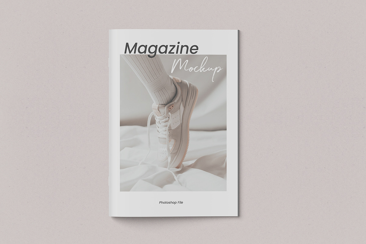 A4 Magazine Mockup, a Magazine Template by Graphicbars (Photo 2 of 11)