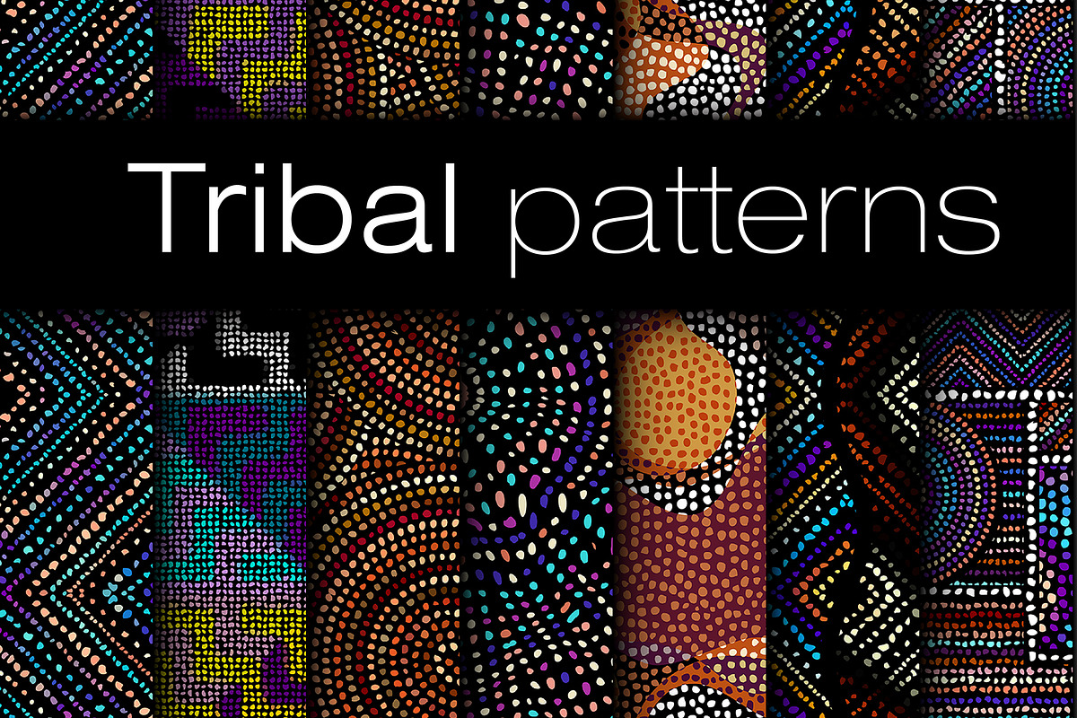 10 seamless vector patterns, a Pattern Graphic by tkdesign (Photo 1 of 11)