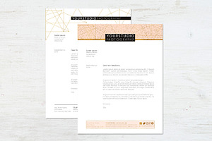 Letterhead Template Minimal Pink