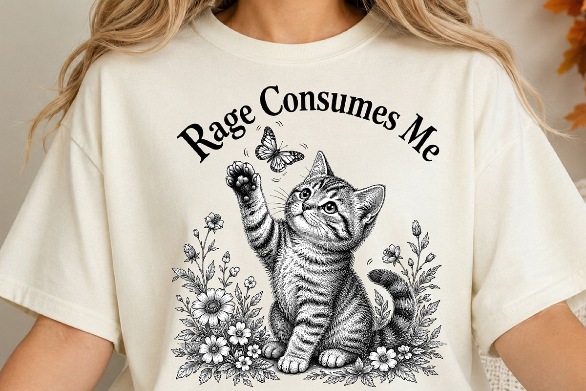 Rage Consumes Me PNG, a Seasonal Illustration by DreamCafeArt (Photo 4 of 6)