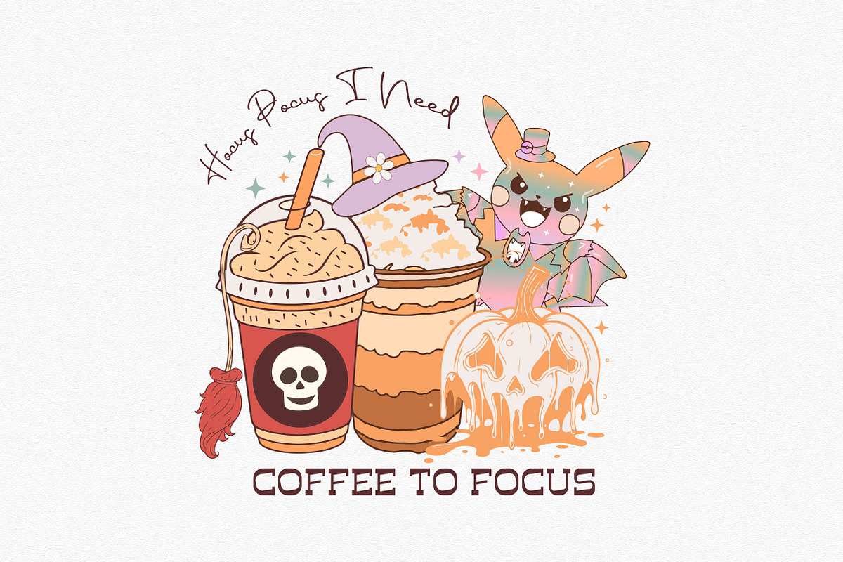 Halloween Sublimation Design Bundle, a Work Illustration by CreationArt (Photo 7 of 19)