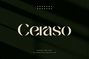 Ceraso - Elegant Branding Logo Font, a Sans Serif Font by roomspace creative lab