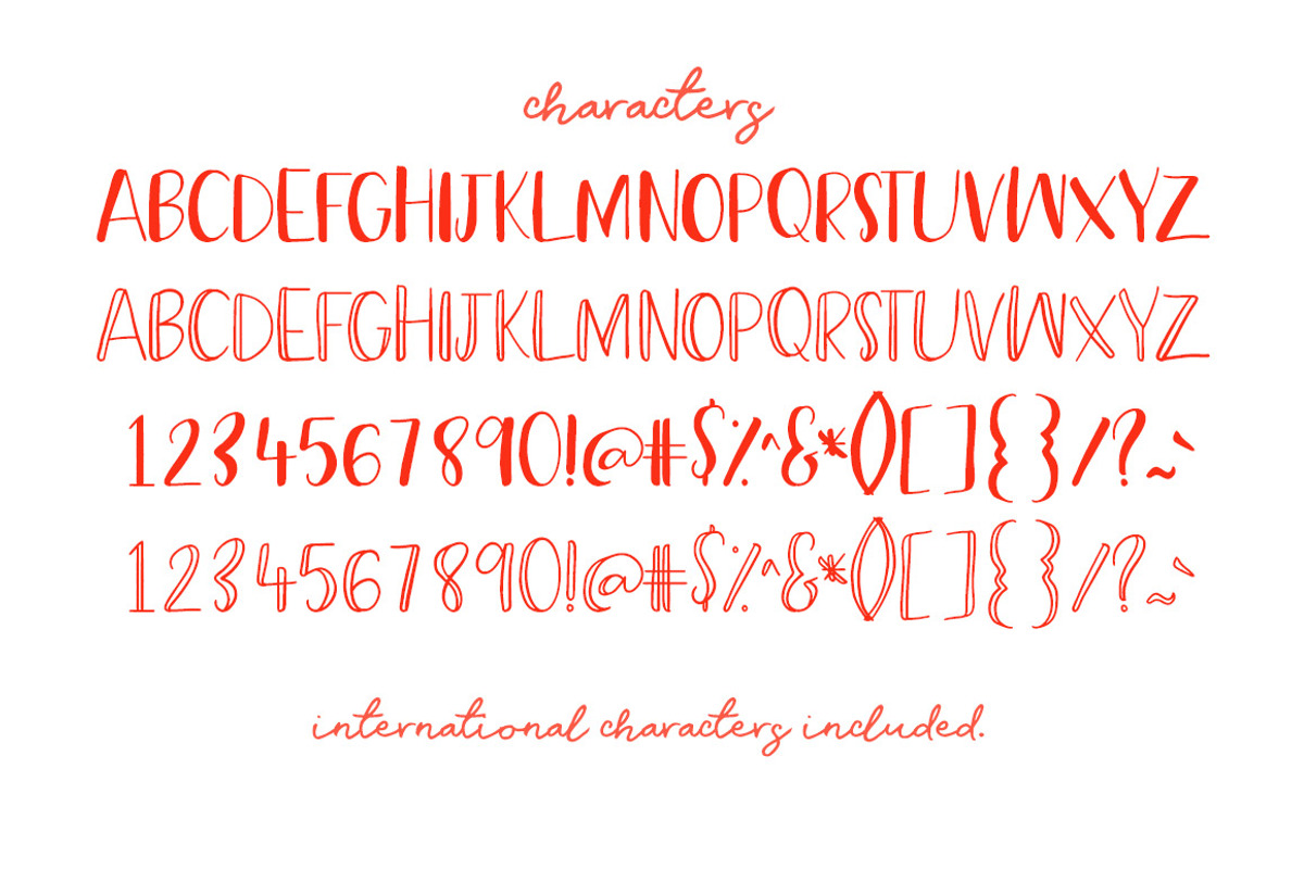 Frosted Cupcake Font preview 4