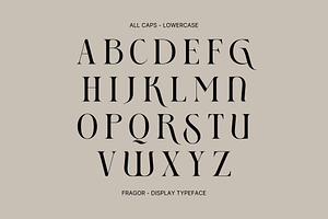 Fragor - Modern Display Serif