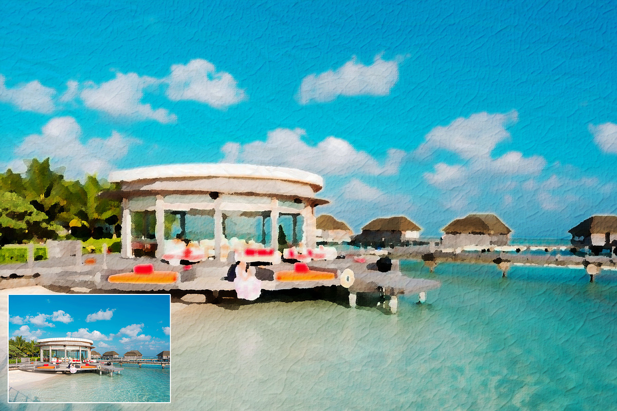 Artistic Oil Paint Effect Photoshop, an Action Add-On by liptouse (Photo 7 of 9)