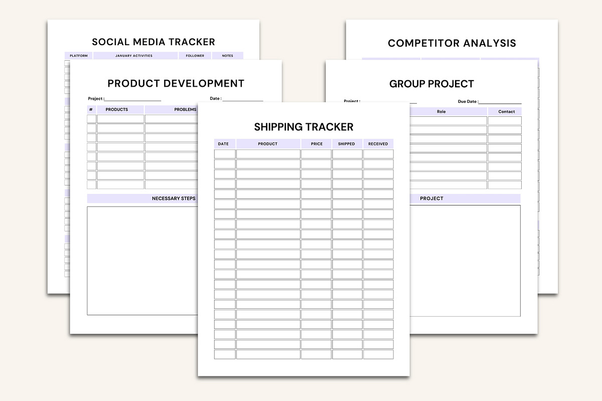Entrepreneur’s Success Workbook, a Stationery Template by Designmela01 (Photo 4 of 10)
