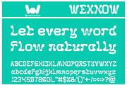 Fluidity font, a Font by weknow (Thumbnail 3 of 8)